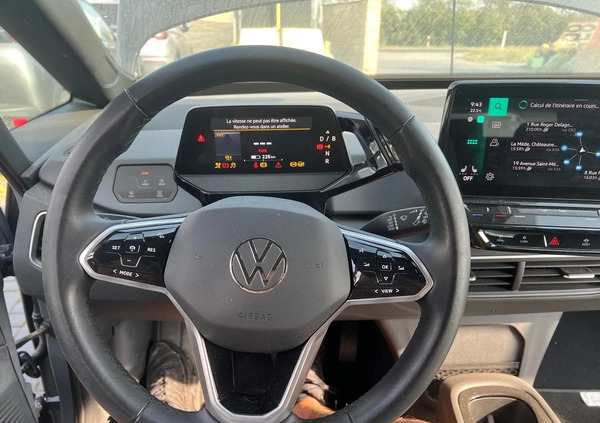 Volkswagen ID.3 cena 56900 przebieg: 12500, rok produkcji 2021 z Chociwel małe 92